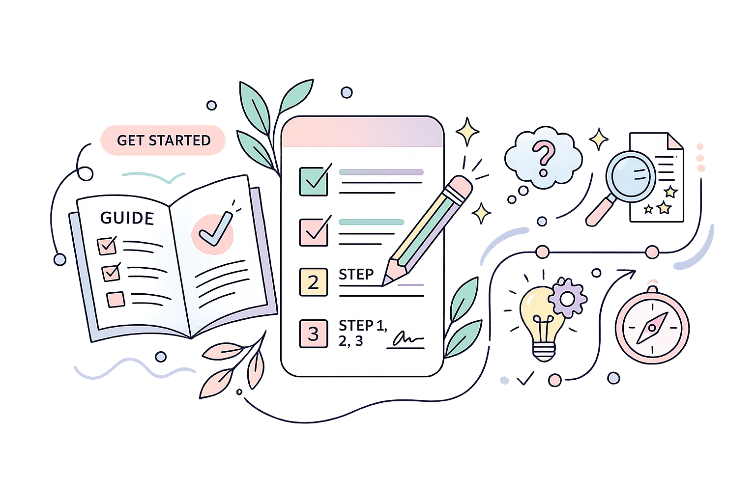 Questionnaire illustration